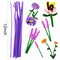 862 PCS Kids Art & Craft Supplies Set DIY Activities & Parties Pipe Cleaners Craft Set 200 Pcs Pipe Cleaners 454 Pcs Pom Poms 208 Pcs Wiggle Eyes Self Adhesive1